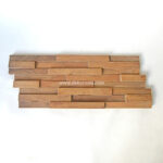 Wood Wall Teak 323, Natural Wood Wall Cladding for Decoration