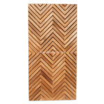 Wood Panels Spider Pattern Design – Natural Wood Fence Variation Pattern