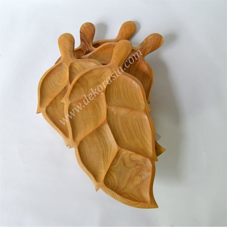 Teak Wood Plates