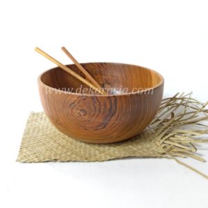 Wood Round Bowl