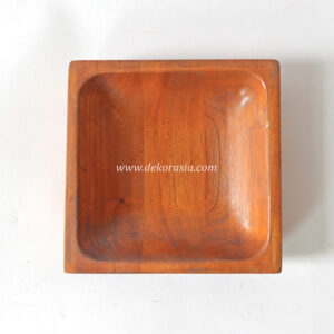 Square Wood Bowl