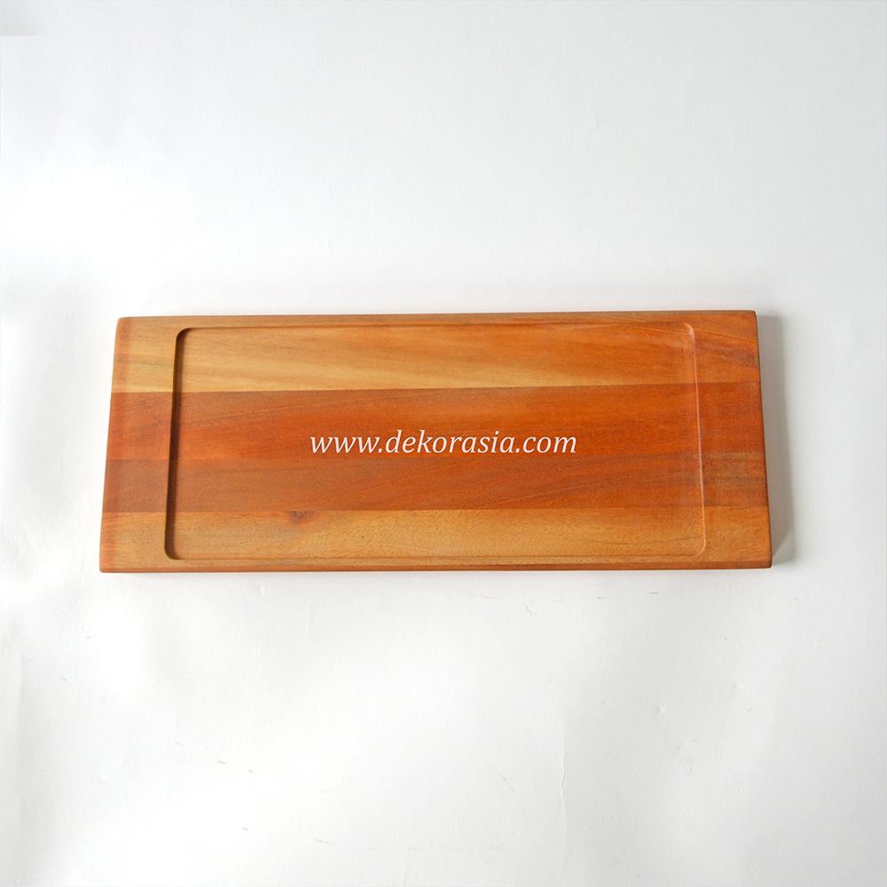 Natural Rectangular Cutting Board for Chopping Fruit or Vegetables