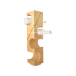 Square Wine Holder, Wooden Wine Rack Storage, 4 Bottle Wine Rack
