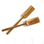 Teak Wood Spatula Kitchen Utensil Rectangular Blade – Wooden Spatula Set Kitchen Utensils