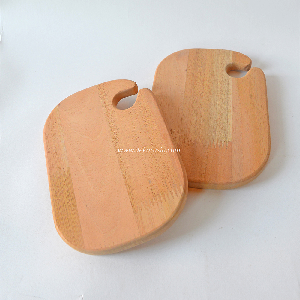 Unique Shape Cutting Board, Natural Wood Chopping Board